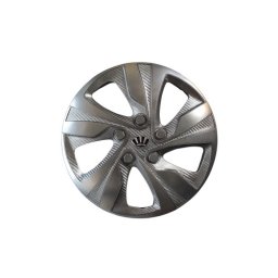 Set 4 capace roti Evo 15 inch, gri antracit, pentru jante din otel (WX0-2GR-15)