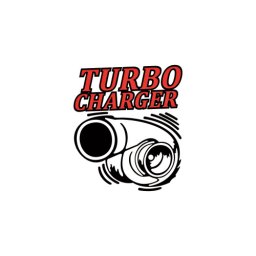 Abtibild auto Turbo Charger decorativ, autocolant rezistent 13x11 cm (XL-11)