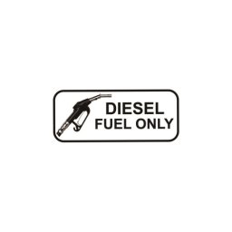 Abtibild „Diesel Fuel Only” pentru capac rezervor – Cod XS-03