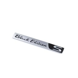 Emblema auto Black Edition crom, relief, 15 x 3 cm (JS-10)