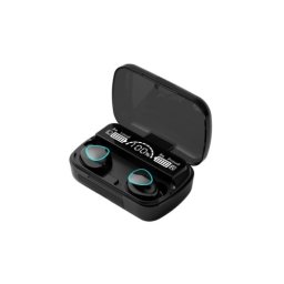 Casti wireless Bluetooth M10 cu afisaj LED si bass 9D, control tactil