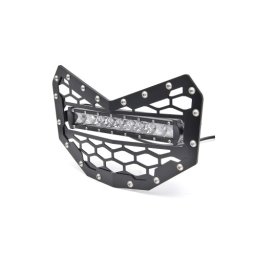 Grila radiator din aluminiu cu bara LED, compatibila Can-Am Maverick X3 (RZR-021)