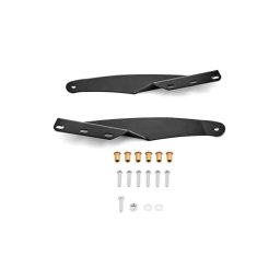 Set suporturi universale pentru LED bar 52" cu prindere laterala, metal negru (GMC010)