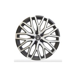 Set 4 capace roti Evo 16 inch negru-argintiu pentru jante otel (WF4-1SL-16)