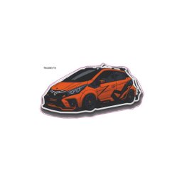 Abtibild auto „Masina portocalie” din ORACAL, 15 x 9,5 cm (TAG 085/T3)