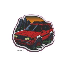 Abtibild auto Masina de teren din vinil ORACAL, 15x9,5 cm (TAG 080/T3)