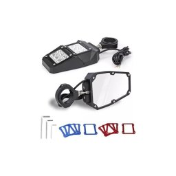Set 2 oglinzi laterale universale pentru UTV, cu proiectoare LED, FS-2024