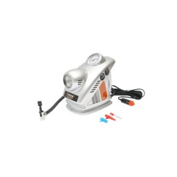 Compresor auto 12V 3 in 1 cu manometru, lanterna si lampa de lucru, 6.9 bar