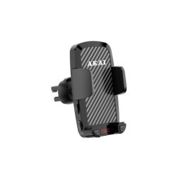 Suport telefon auto AKAI cu transmitter FM, Bluetooth 5.3 si încarcare USB, FMT-C14BT