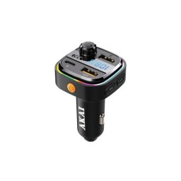 Modulator FM Akai cu Bluetooth 5.3, handsfree si incarcare rapida USB/Type-C