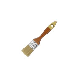 Pensula profesionala 36 mm din par natural TOPS 60, maner lemn lacuit