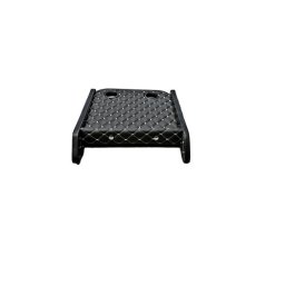 Masa de bord cu 2 suporturi pahare, piele ecologica negru/gri, pentru Mercedes Sprinter W905 2001–2006