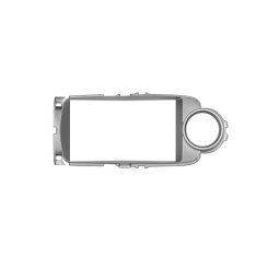 Rama adaptor navigatie 9" cu cablaj pentru Toyota Yaris P13 (2011–2018), argintiu