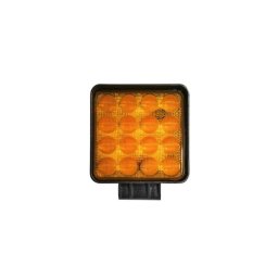 Lampa de ceata LED 48W, 16 LED-uri, 10–30V, galbena, flood 60° (BK69059F)