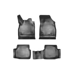 Set covorase auto cauciuc tip tavita pentru Opel Astra K 2015-2022, negru, 4 piese
