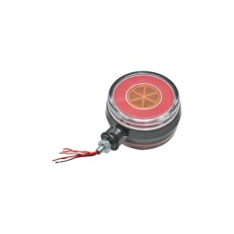 Lampa gabarit LED rosu-alb tip neon pentru sub oglinda camion, M10, 12–24V (FR 0332)