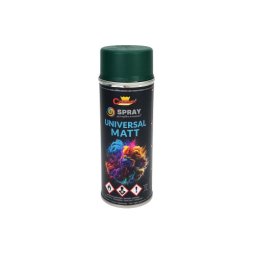 Spray vopsea verde mat RAL 6005 Champion, universal, 400 ml pentru metal si lemn