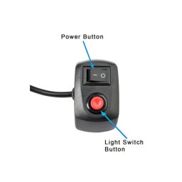 Modul stroboscopic 12V-24V cu buton comutator, OEM (FR1410)