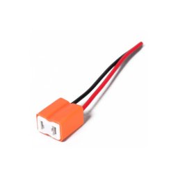 Mufa bec H7 cu soclu ceramic, 2 pini, cu fire preatasate pentru far auto