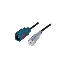 Adaptor antena radio auto Fakra-ISO, cablu 23 cm, pentru Audi/VW/Skoda