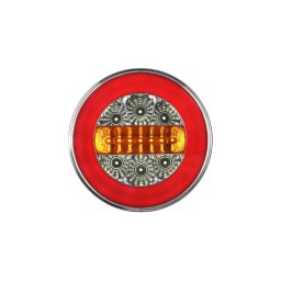 Lampa stop LED tip neon 12V cu 4 functii, Ø15 cm, pentru auto/remorca