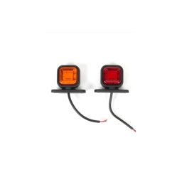Lampa gabarit auto patrata LED tip neon 12–24V, montaj lateral (Cod 202204)