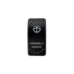 Intrerupator buton tip Rocket JB8 cu martor luminos, 5 pini, 12V/24V