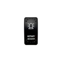 Intrerupator buton tip Rocket cu martor luminos, 12V/24V, 5 pini (JB16)