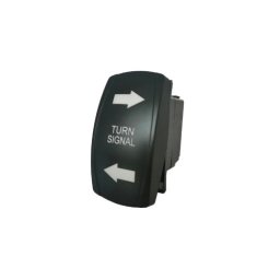 Intrerupator buton tip Rocket cu martor luminos, 12/24V, 5 pini (JB-S1)