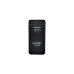 Intrerupator buton tip Rocket JB6 cu martor luminos, 5 pini, 12V/24V