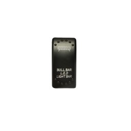 Intrerupator buton tip Rocket cu martor luminos, 5 pini, 12V/20A (24V/10A) – J46