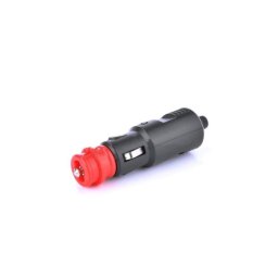 Mufa bricheta auto 2 dimensiuni (standard + DIN/ISO 4165) cu buton, 8A, 12–24V - MCB053