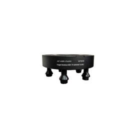 Distantier jante auto 5x112 30mm negru, prindere dubla, 5 prezoane M14x1.5, 66.5