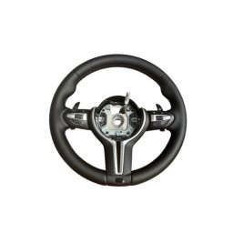 Volan sport din piele cu padele, compatibil BMW Seria 1/3, X1, X5, X6, Z4 (OCH-12)