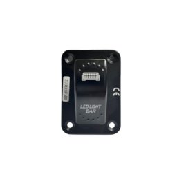 Panou întrerupator cu buton iluminat tip Rocket JJ34, 4,6 x 6,5 cm