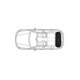 Covor portbagaj tip tava pentru Tesla Model S, negru, cu bordura 4,5 cm