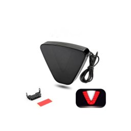 Lampa stop frana si pozitie LED tip F1 12V, neon rosu/alb, joc de lumini