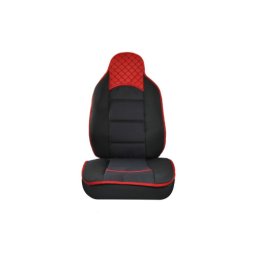 Set huse scaune auto fata Premium 1+1 din piele ECO si textil, XYJ-101