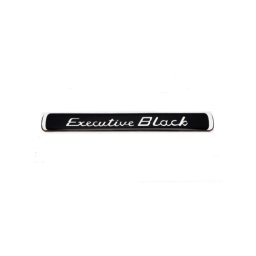 Ornament metalic auto Executive Black din aluminiu, crom cu negru, EB-22