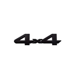 Emblema metalica auto 4x4 neagra, 15 x 3,7 cm (Cod JS-12)