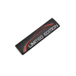 Emblema auto metalica „Limited Edition” negru, autoadeziva, 9 x 2,4 cm