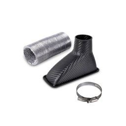 Sistem admisie aer auto patrat universal, set ABS tip fibra carbon, ADM01
