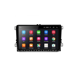 Navigatie auto 2DIN Android 9" 2GB/32GB cu CarPlay pentru VW/Skoda/Seat