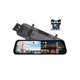 Oglinda DVR auto cu 3 camere si WiFi, ecran touchscreen 9,66" (CNS-HRI-93)