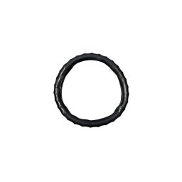 Husa volan M (38 cm) din imitatie piele, negru carbon, WK-1401