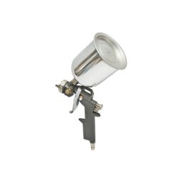 Pistol de vopsit cu aer comprimat 0,6L, cupa inox sus, duza 1,5 mm BK79598