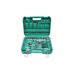 Trusa chei tubulare si biti 94 piese cu clichet 72T, Breckner BK80639