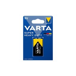 Baterie Varta Super Heavy Duty 9V 6F22 zinc-carbon, cod 556427