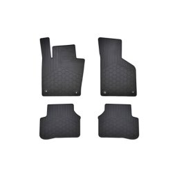 Set covoare cauciuc pentru Volkswagen Passat B7 (2010–2014), negre, KROM502