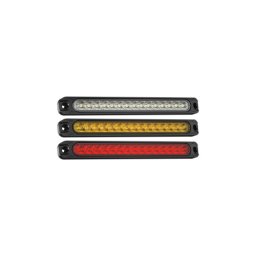 Lampa laterala LED rosie 12-24V, 3 functii (continuu, flash, semnalizare dinamica) ZC-15LEDR